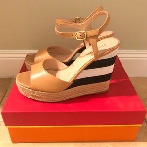 NIB Kate Spade Deanne Wedges Size 8